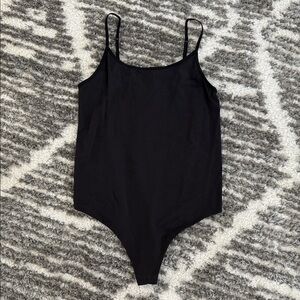 Womens Black One-Piece Bodysuit
